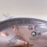 Đồng Hồ Rolex Datejust 41mm 126331 Rep 1:1 Chế Tác Vỏ Demi Vàng Hồng Viền Bezel Độ Kim Cương Thiên Nhiên - Moissanite Mặt Hồng Cọc Số Đính Đá Dây Kim loại Jubilee