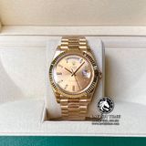 Đồng Hồ Rolex Day-Date 40mm 228238-0005 Rep 1:1 Cao Cấp Vỏ Vàng Kim Mặt Vàng Cọc Số Đính Đá Dây Kim Loại