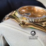 Đồng Hồ Rolex Day-Date 40mm 228238-0005 Rep 1:1 Cao Cấp Vỏ Vàng Kim Mặt Vàng Cọc Số Đính Đá Dây Kim Loại