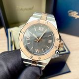 Đồng Hồ Chopard Alpine Eagle 41mm 298600-6001 Rep 1:1 Chế Tác Vỏ Vàng Hồng Mặt Xám Dây Kim Loại