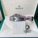 Đồng Hồ Rolex Datejust 36mm 126231 Rep 1:1 Cao Cấp Vỏ Demi Vàng Hồng Mặt Xà Cừ Trắng Cọc Số Đính Đá Dây Kim Loại Julibee
