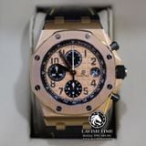 Đồng Hồ Audemars Piguet Royal Oak Offshore Chronograph 26470OR.OO.A002CR.01 Rep 1:1 Chế Tác Vỏ Vàng Hồng Mặt Hồng Dây Da