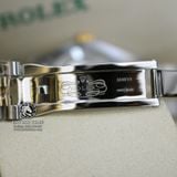 Đồng Hồ Rolex Datejust 41mm Rep 1:1 Cao Cấp Vỏ Demi Vàng Kim Mặt Vi Tính Trắng Cọc Số Đính Đá Dây Kim Loại Jubilee