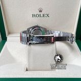 Đồng Hồ Rolex Day-Date 40mm 228349RBR Rep 1:1 Cao Cấp Vỏ Bạc Niềng Bezel Đính Đá Mặt Đen Cọc Số Đính Đá Baguette Dây Kim Loại