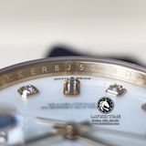 Đồng Hồ Rolex Day-Date 36mm 128348rbr-0017 Rep 1:1 Cao Cấp Vỏ Vàng Kim Niềng Bezel Đính Đá Mặt Xà Cừ Trắng Cọc Số Đính Đá Dây Kim Loại