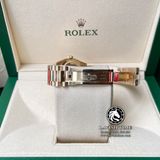 Đồng Hồ Rolex Day-Date 36mm 128348rbr-0017 Rep 1:1 Cao Cấp Vỏ Vàng Kim Niềng Bezel Đính Đá Mặt Xà Cừ Trắng Cọc Số Đính Đá Dây Kim Loại