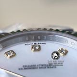 Đồng Hồ Rolex Datejust 41mm 126333-0018 Rep 1:1 Cao Cấp Vỏ Demi Vàng Kim Mặt Xà Cừ Trắng Cọc Số Đính Đá Dây Kim Loại Jubilee