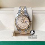 Đồng Hồ Rolex Datejust 41mm126233-0033 Rep 1:1 Cao Cấp Vỏ Demi Vàng Kim Mặt Vi Tính Vàng Cọc Số Đính Đá Dây Kim Loại Jubilee