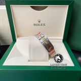 Đồng Hồ Rolex Datejust 41mm126233-0033 Rep 1:1 Cao Cấp Vỏ Demi Vàng Kim Mặt Vi Tính Vàng Cọc Số Đính Đá Dây Kim Loại Jubilee