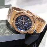 Đồng Hồ Audemars Piguet Royal Oak Perpetual Calendar 26574OR.OO.1220OR.02 Rep 1:1 Vỏ Vàng Hồng Mặt Xanh Dây Kim Loại