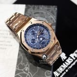 Đồng Hồ Audemars Piguet Royal Oak Perpetual Calendar 26574OR.OO.1220OR.02 Rep 1:1 Vỏ Vàng Hồng Mặt Xanh Dây Kim Loại
