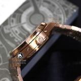 Đồng Hồ Audemars Piguet Royal Oak Perpetual Calendar 26574OR.OO.1220OR.02 Rep 1:1 Vỏ Vàng Hồng Mặt Xanh Dây Kim Loại
