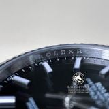 Đồng Hồ Rolex Datejust 41mm 126334-0018 Rep 1:1 Cao Cấp Vỏ Bạc Mặt Đen Cọc Số Vạch Dây Kim Loại Jubilee