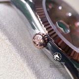 Đồng Hồ Rolex Datejust 36mm 126231 Rep 1:1 Cao Cấp Vỏ Demi Vàng Hồng Mặt Hồng Cọc Số Đính Đá Dây Kim Loại Jubilee
