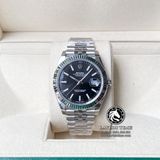 Đồng Hồ Rolex Datejust 41mm 126334-0018 Rep 1:1 Cao Cấp Vỏ Bạc Mặt Đen Cọc Số Vạch Dây Kim Loại Jubilee