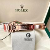 Đồng Hồ Rolex Day-Date 36mm 128235-0037 Rep 1:1 Cao Cấp Vỏ Vàng Hồng Mặt Nâu Ombre Cọc Số Đá Dây Kim Loại