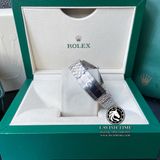 Đồng Hồ Rolex Datejust 41mm 126334-0014 Rep 1:1 Cao Cấp Vỏ Bạc Mặt Xám Cọc Số Vạch Dây Kim Loại Jubilee