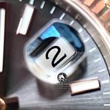 Đồng Hồ Rolex Datejust 36mm 126231-0013 Rep 1:1 Cao Cấp Vỏ Demi Vàng Hồng Mặt Xám Cọc Số Vạch Dây Kim Loại Jubilee