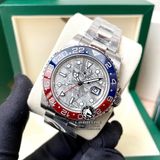 Đồng Hồ Rolex GMT-Master II Meteorite Dial 126719BLRO Rep 1:1 Chê Tác Vỏ Bạc Độ Mặt Số Thiên Thạch Dây Kim Loại Oyster