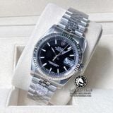 Đồng Hồ Rolex Datejust 36mm 116234-0085 Rep 1:1 Chế Tác Vỏ Bạc Mặt Đen Cọc Số Vạch Dây Kim Loại Jubilee