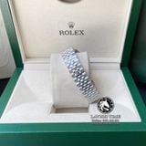 Đồng Hồ Rolex Datejust 36mm 116234-0085 Rep 1:1 Chế Tác Vỏ Bạc Mặt Đen Cọc Số Vạch Dây Kim Loại Jubilee