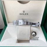 Đồng Hồ Rolex Datejust 36mm 116234-0085 Rep 1:1 Chế Tác Vỏ Bạc Mặt Đen Cọc Số Vạch Dây Kim Loại Jubilee