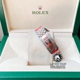 Đồng Hồ Rolex Datejust 36mm 126231-0019 Rep 1:1 Cao Cấp Vỏ Demi Vàng Hồng Mặt Đen Cọc Số Đính Đá Dây Kim Loại Julibee