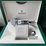Đồng Hồ Rolex Datejust 36mm 116234-0085 Rep 1:1 Chế Tác Vỏ Bạc Mặt Đen Cọc Số La Mã Dây Kim Loại Jubilee
