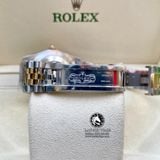 Đồng Hồ Rolex Datejust 41mm 126333-0020 Rep 1:1 Chế Tác Vỏ Demi Bọc Vàng Mặt Xám Cọc Số La Mã Dây Kim Loại Jubilee