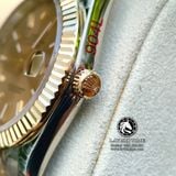 Đồng Hồ Rolex Datejust 41mm 126333-0010 Rep 1:1 Chế Tác Vỏ Demi Bọc Vàng Mặt Vàng Cọc Số Vạch Dây Kim Loại Jubilee