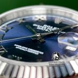 Đồng Hồ Rolex Datejust 41mm 126334-0026 Rep 1:1 Cao Cấp Vỏ Bạc Mặt Xanh Dương Cọc Số La Mã Dây Kim Loại Jubilee