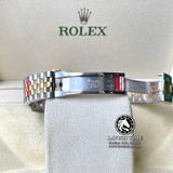 Đồng Hồ Rolex Datejust 36mm 126233MDJ Rep 1:1 Cao Cấp Vỏ Demi Vàng Kim Mặt Xà Cừ Trắng Cọc Số Đính Đá Dây Kim Loại Jubilee