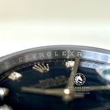 Đồng Hồ Rolex Datejust 41mm 126333-0006 Rep 1:1 Cao Cấp Vỏ Demi Vàng Kim Mặt Đen Cọc Số Đá Dây Kim Loại Jubilee