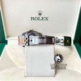 Đồng Hồ Rolex Datejust 41mm 126333-0006 Rep 1:1 Cao Cấp Vỏ Demi Vàng Kim Mặt Đen Cọc Số Đá Dây Kim Loại Jubilee