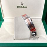 Đồng Hồ Rolex Datejust 41mm 126331-0010 Rep 1:1 Cao Cấp Vỏ Demi Vàng Hồng Mặt Hồng Cọc Số Vạch Dây Kim Loại Jubilee