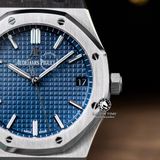 Đồng Hồ Audemars Piguet Royal Oak 15500ST.OO.1220ST.01 Rep 1:1 Chế Tác Vỏ Bạc Mặt Xanh Dương Tinh Chỉnh