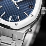 Đồng Hồ Audemars Piguet Royal Oak 15500ST.OO.1220ST.01 Rep 1:1 Chế Tác Vỏ Bạc Mặt Xanh Dương Tinh Chỉnh