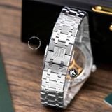 Đồng Hồ Audemars Piguet Royal Oak 15500ST.OO.1220ST.01 Rep 1:1 Chế Tác Vỏ Bạc Mặt Xanh Dương Tinh Chỉnh