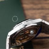 Đồng Hồ Audemars Piguet Royal Oak 15500ST.OO.1220ST.01 Rep 1:1 Chế Tác Vỏ Bạc Mặt Xanh Dương Tinh Chỉnh