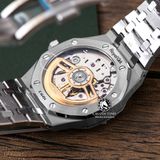 Đồng Hồ Audemars Piguet Royal Oak 15500ST.OO.1220ST.01 Rep 1:1 Chế Tác Vỏ Bạc Mặt Xanh Dương Tinh Chỉnh