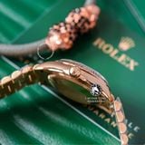 Đồng Hồ Rolex Datejust 31mm m278275-0010 Rep 1:1 Chế Tác Mặt Nâu Chocolate Niềng Khía Dây Vàng Hồng President 3 mắt