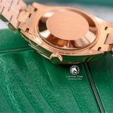 Đồng Hồ Rolex Datejust 31mm m278275-0010 Rep 1:1 Chế Tác Mặt Nâu Chocolate Niềng Khía Dây Vàng Hồng President 3 mắt