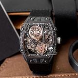Đồng Hồ Richard Mille RM 27-05 Rafael Nadal Flying Tourbillon NTPT Carbon Đen