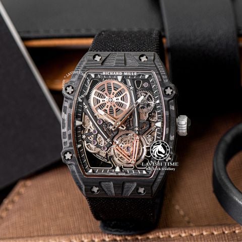Đồng Hồ Richard Mille RM 27-05 Rafael Nadal Flying Tourbillon NTPT Carbon Đen