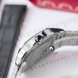 Đồng Hồ Cartier Santos De Cartier 40mm WSSA0064 Rep 1:1 Chế Tác Vỏ Bạc Mặt Nâu Dây Kim Loại