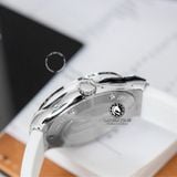 Đồng Hồ Hublot Classic Fusion 33mm Rep 1:1 Chế Tác Titanium Diamonds Mặt Số Xà Cừ Trắng Dây Da 581.NE.6070.LR.1204.JPN16