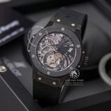 Đồng Hồ Hublot Big Bang Minute Repeater Tourbillon 44mm Rep 1:1 Chế Tác Vỏ Ceramic Đen Mặt Số Skeleton Dây Cao Su304.QX.1140.HR