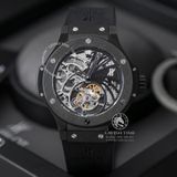 Đồng Hồ Hublot Big Bang Minute Repeater Tourbillon 44mm Rep 1:1 Chế Tác Vỏ Ceramic Đen Mặt Số Skeleton Dây Cao Su304.QX.1140.HR