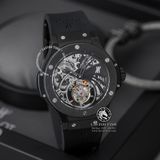 Đồng Hồ Hublot Big Bang Minute Repeater Tourbillon 44mm Rep 1:1 Chế Tác Vỏ Ceramic Đen Mặt Số Skeleton Dây Cao Su304.QX.1140.HR