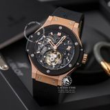 Đồng Hồ Hublot Big Bang Minute Repeater Tourbillon 44mm Rep 1:1 Chế Tác Vỏ Vàng Hồng Mặt Số Skeleton Dây Cao Su 304.PX.1180.LR